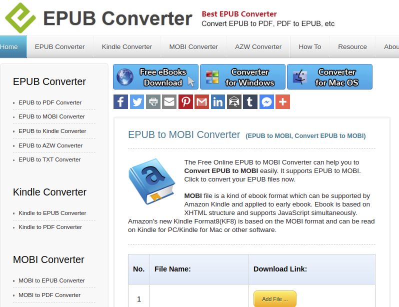 epub converter download for mac